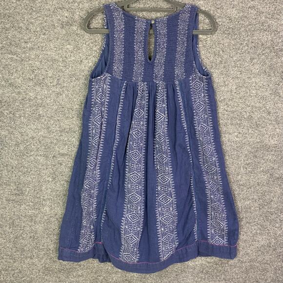 ANTHROPOLOGIE AKEMI KIN Dress Sz 4 Embroidered Metallic Cotton Morwen Shift - Picture 3 of 13